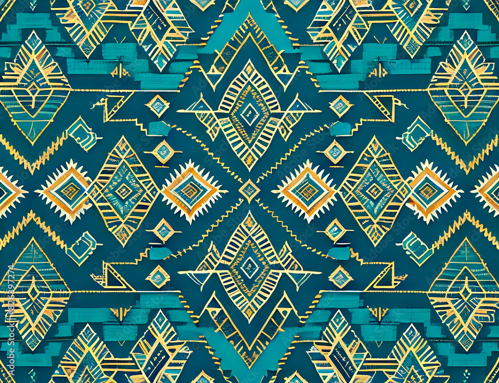 Poster seamless pattern