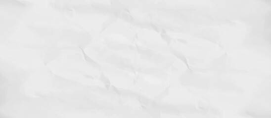 White creased crumpled paper sheet texture can be use as background. Ragged White Paper, white waxed packing paper texture.	