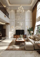 Living Room of Luxurious House