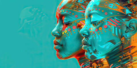 Cultural Competency (Turquoise): Signifies the importance of healthcare providers understanding and respecting the cultural beliefs and practices of their patients