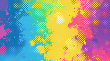 halftone dot pattern abstract colored background
