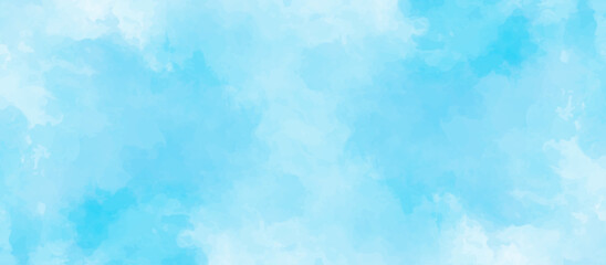 Blue sky with cloud .Beautiful blue sky with white clouds .bright cloud cover in the sun calm clear winter air background .gradient light white background.	