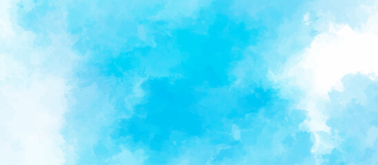 Blue sky with cloud .Beautiful blue sky with white clouds .bright cloud cover in the sun calm clear winter air background .gradient light white background.	