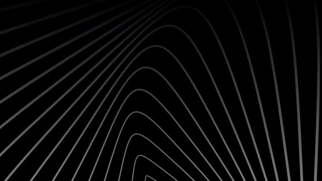 Wavy line abstract animated background. 4k seamless loop animation.