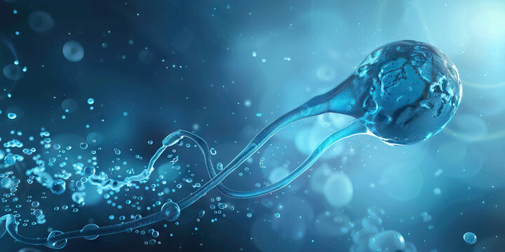 Reproductive health blue. Importance of medical life of choice. Close up of health.