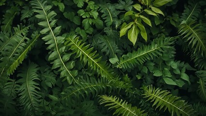 fern in the forest - Generative AI