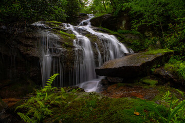 Obraz premium Private property waterfall in Virginia