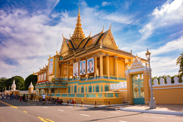 Royal palace in Phnom Penh city, Cambodia