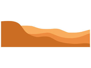 Desert Sand Element background Illustration