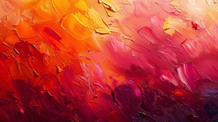 Vibrant abstract oil painting background