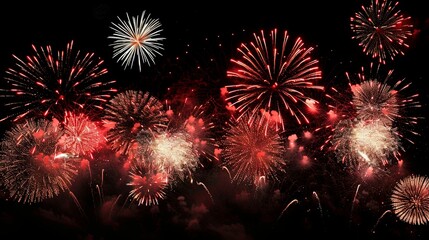 fireworks in the night of sky