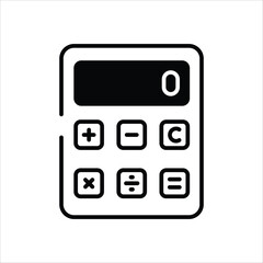 Calculator vector icon