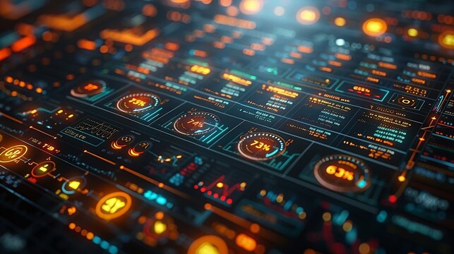 Charts and graphs overlaid onto the image, representing data-driven insights and strategic planning essential in financial management.