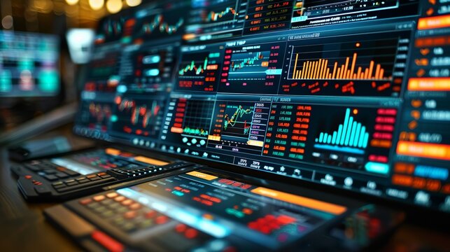 A close-up of a computer screen displaying a stock trading platform, symbolizing active participation in the financial market.