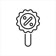 Discount vector icon