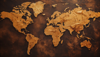 World map - abstract background