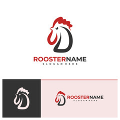 Rooster logo vector template, Creative Rooster head logo design concepts