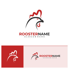 Rooster logo vector template, Creative Rooster head logo design concepts