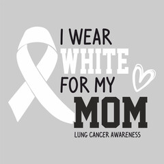 Lettering lung cancer vector EPS