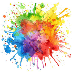 Fototapeta premium watercolor splashes