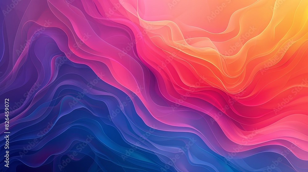 Aufkleber gradient backgrounds abstract: an illustration with abstract gradient backgrounds