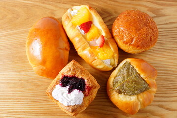 菓子パンと調理パン