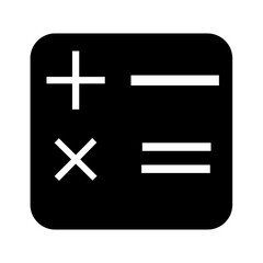 black and white calculator