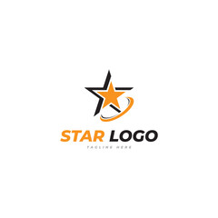 Obraz premium star logo icon vector template