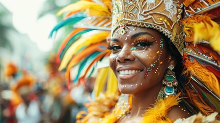 A pre-Lenten festival known for its parades and elaborate costumes, with the most famous celebration in Rio de Janeiro, Brazil.