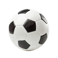 Soccer ball isolated on transparent background. Cut out