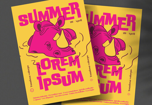 Illustrated Event Poster