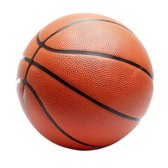Basketball isolated on transparent background. Cut out