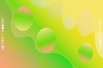 Background Modern green  features shining lighting. The green gradient fluid design is ideal for futuristic technology concepts