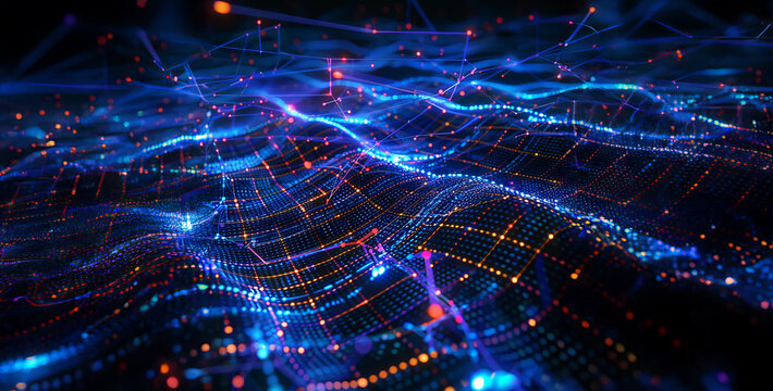 A interconnected quantum networks enabling secure and instantaneous communication between quantum computers and devices worldwide 