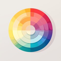 Abstract Color Spectrum Wheel