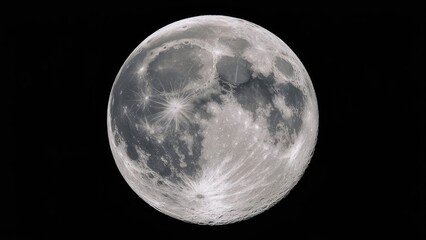 Obraz premium Celestial Phenomenon: Full Moon