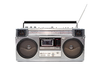 Fototapeta premium 1980's boombox radio cassette player - ghettoblaster