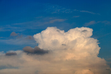 blue sky with clouds