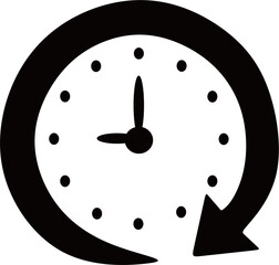 Clock cartoon vectors set