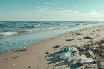 Shattered Serenity: The Harsh Reality of Shoreline Pollution