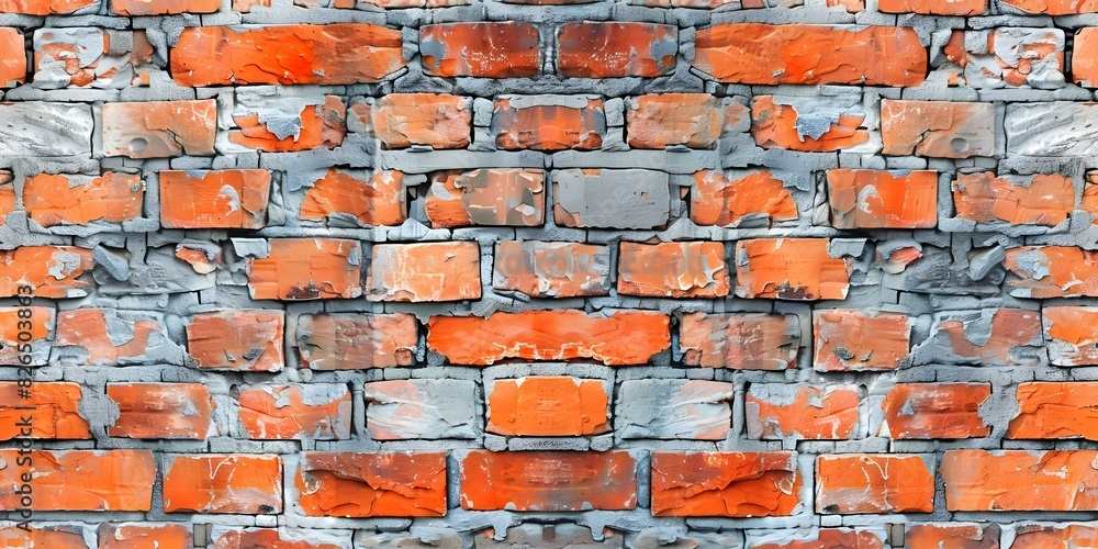 Poster texture of a brick wall for use in 3d modeling backgrounds. concept brick wall texture, 3d modeling,