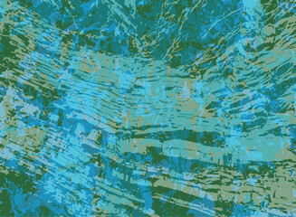 Grunge old paint vector background design. Hand painting imitation.
