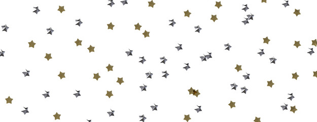 Ethereal Rain of Gold: Step into a Captivating 3D Stars Shower