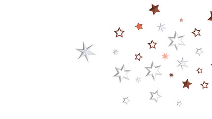 Drifting Christmas Stardust: Captivating 3D Illustration of Descending Stardust Particles for the Holidays