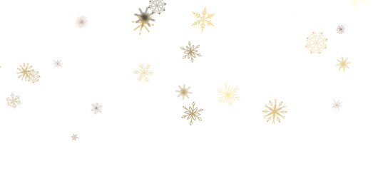 Snowflake Whirlwind: Exquisite 3D Illustration of Descending Christmas Snowflakes in Motion