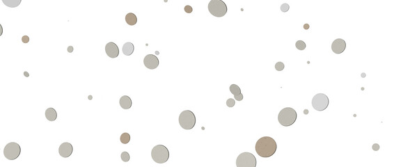 gold confetti background, isolated on transparent background