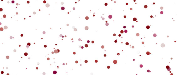 Fototapeta premium Glittering confetti on a transparent background. Holiday confetti png. red confetti falls from the sky.