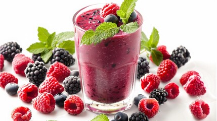 refreshing berry smoothie recipe , how to make a refreshing berry smoothie , best berries for a smoothie