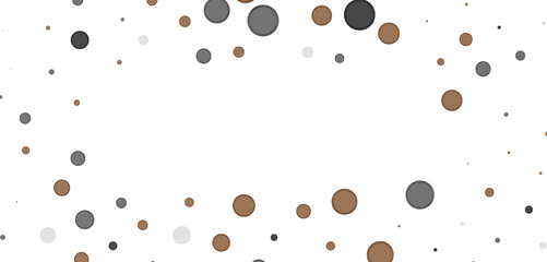  Colorful confetti on white background