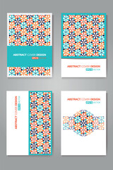 Abstract geometric pattern background with shape, line and texture for business brochure cover design.